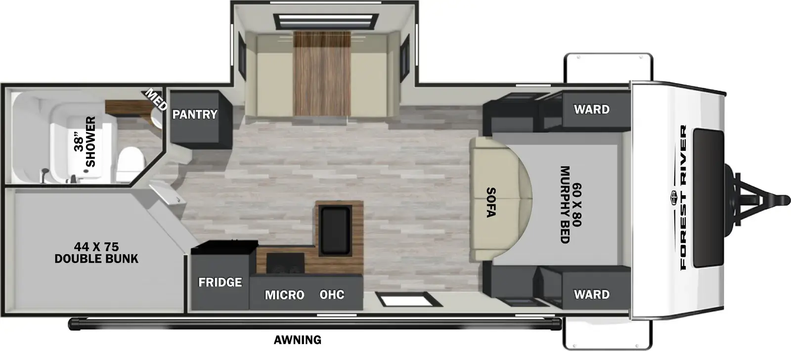 Ibex 23MBH Floorplan